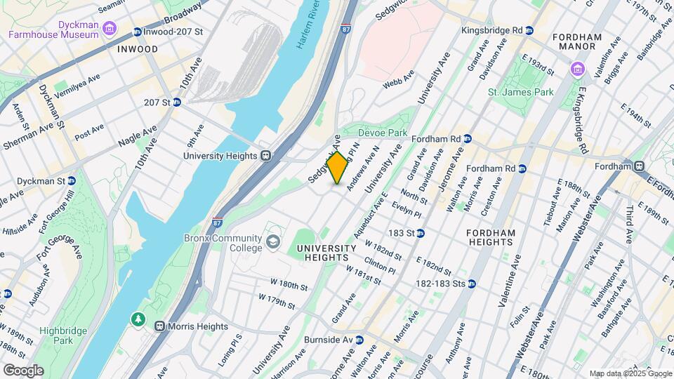 111 W 183rd St Map and Location Details