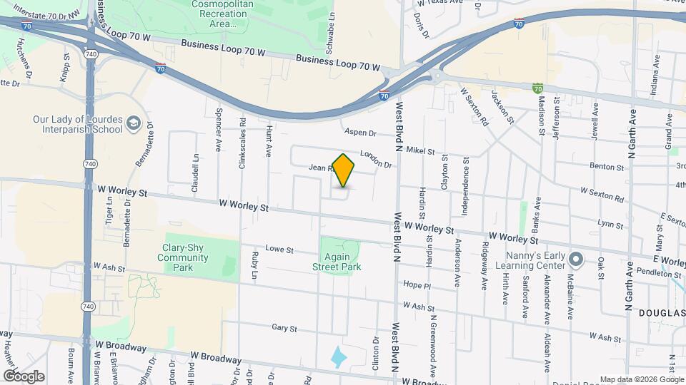 1201 Squirewood Way Map and Location Details