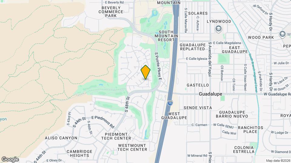 5023 E Siesta Dr Map and Location Details