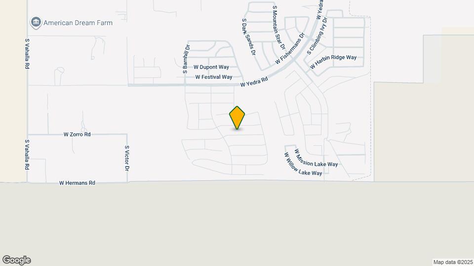6952 W Star Garden Way Map and Location Details