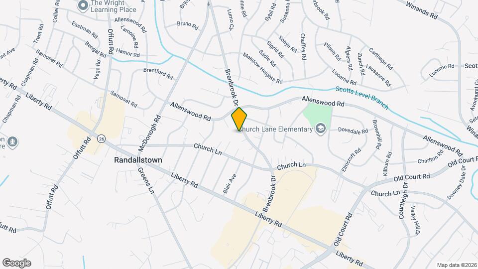 3706 Brenbrook Dr Mapa y Detalles de la Ubicación