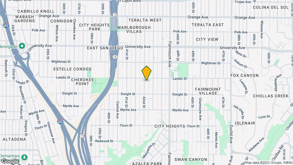3677-3679 42nd St Map and Location Details