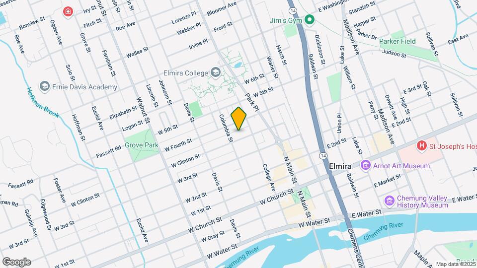 314 w clinton st, Unit 2ndUpper Map and Location Details