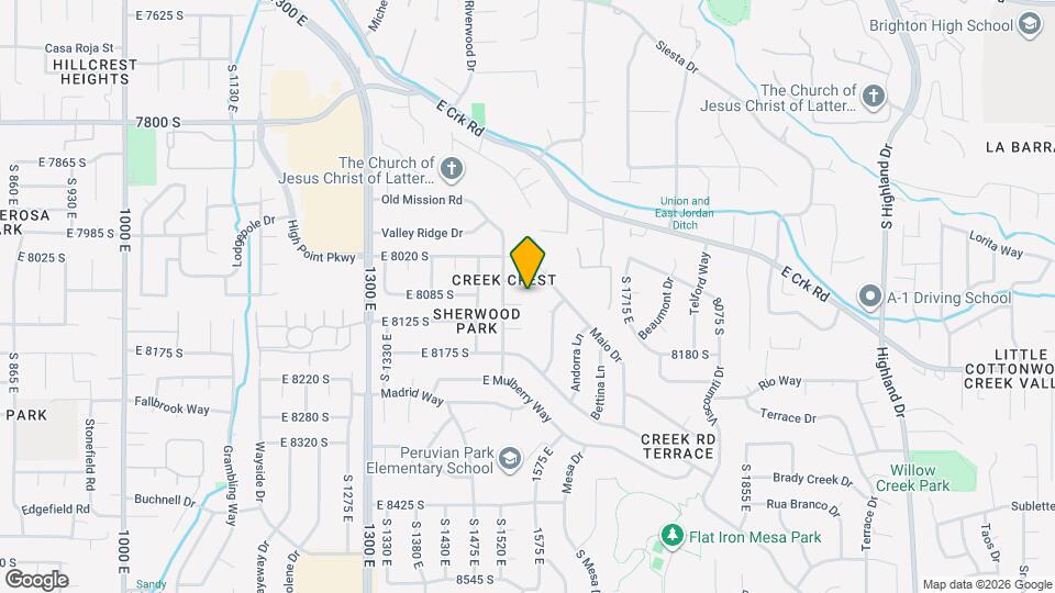 1553 Huckleberry Cir Map and Location Details