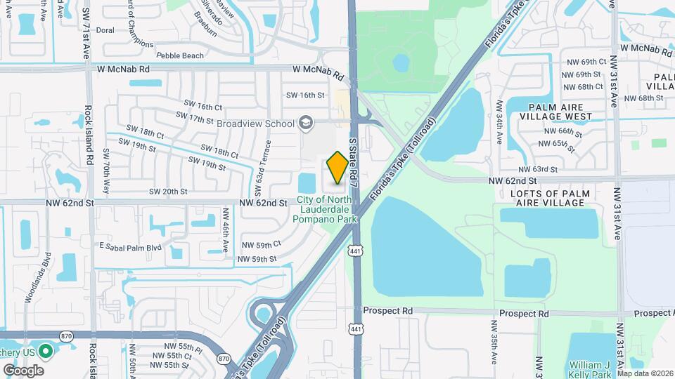 6041 SW 19th Pl Map and Location Details