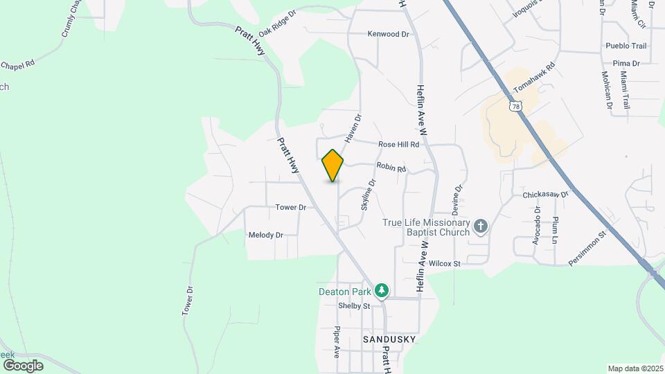 1204 Haven Dr Map and Location Details