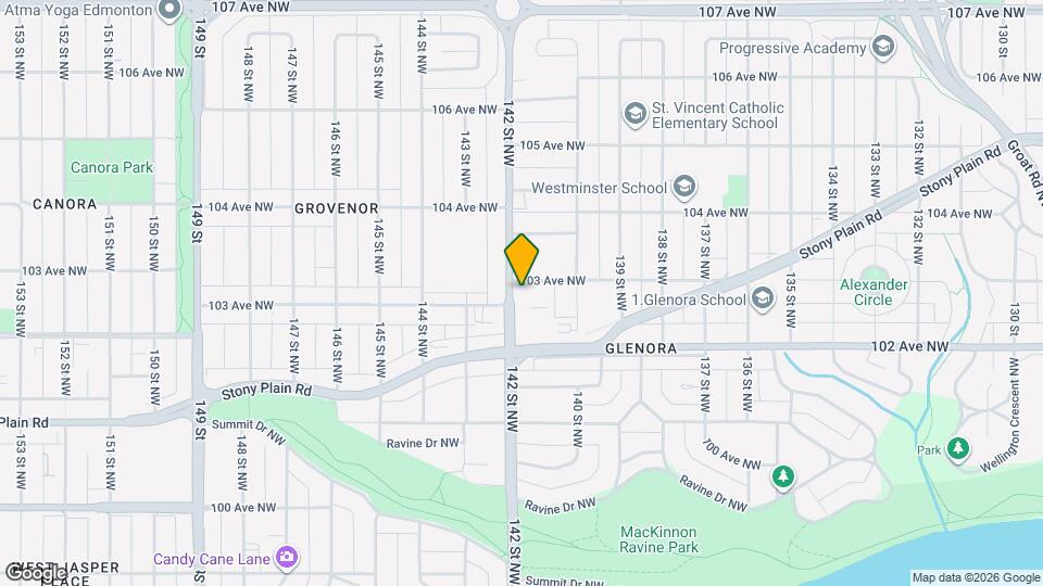 14111 103 Av NW Map and Location Details