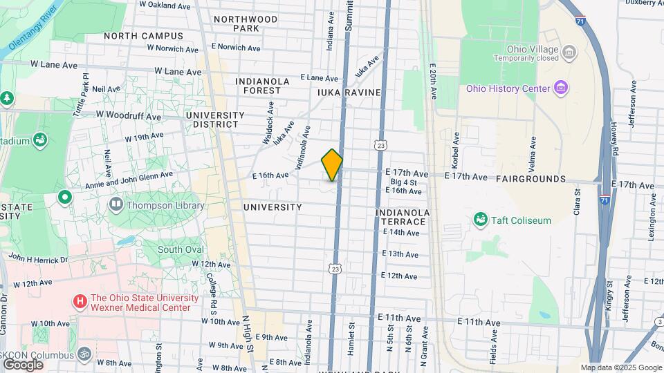 243 E 16th Ave Map and Location Details