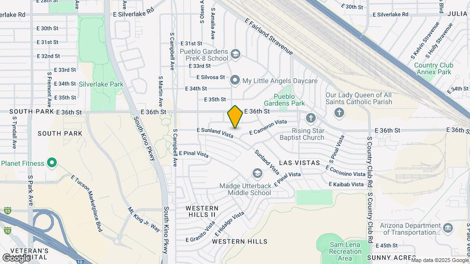 2233 E Sunland Vis Map and Location Details