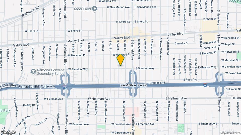 1712 S 3rd St Map and Location Details