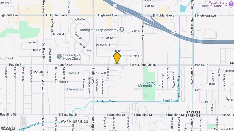 25863 Pacific St Map and Location Details
