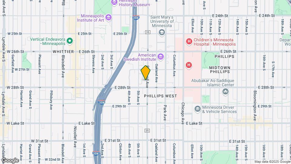 2730 Portland Ave S Mapa y Detalles de la Ubicación