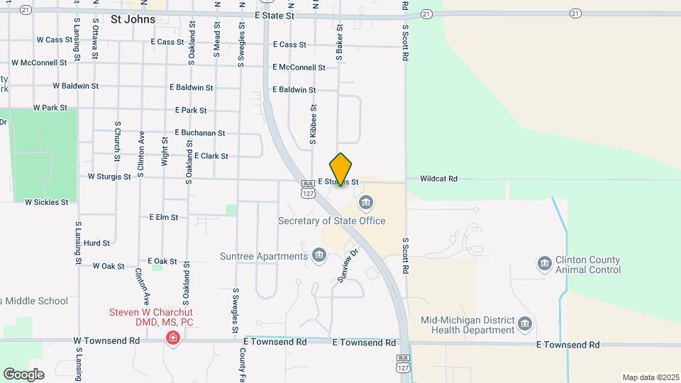 900 E Sturgis St Mapa y Detalles de la Ubicación