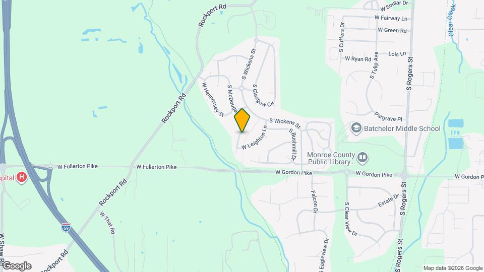 3867 S McDougal St Map and Location Details