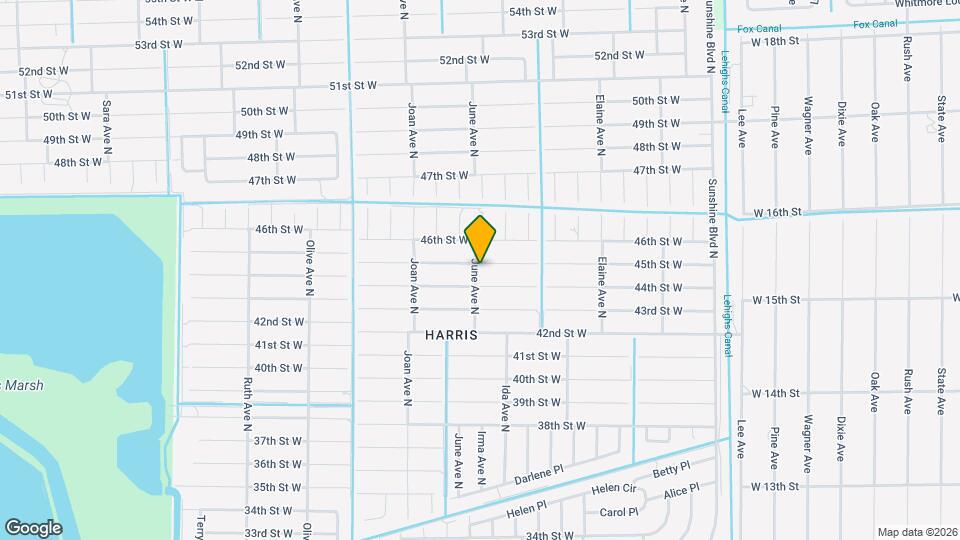 2821 45th St W Map and Location Details