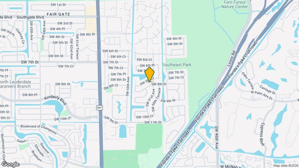 5160 SW 8th St Mapa y Detalles de la Ubicación