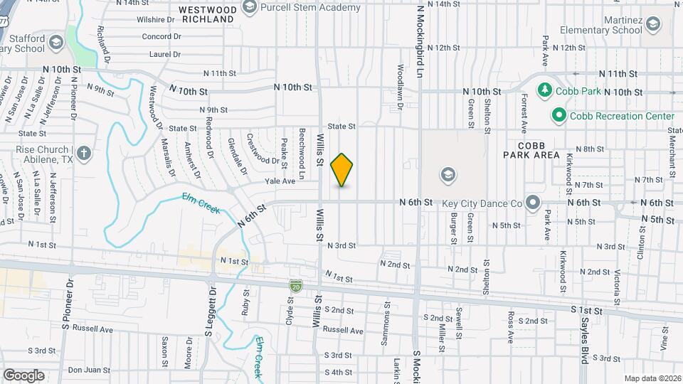 617 Glenhaven Dr Map and Location Details