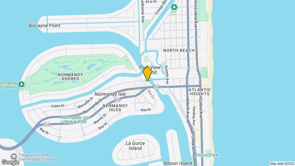 7125 Bay Dr Map and Location Details