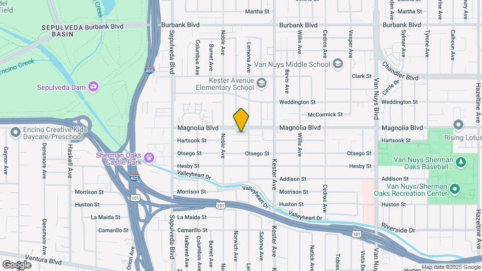 15019 Hartsook St Mapa y Detalles de la Ubicación