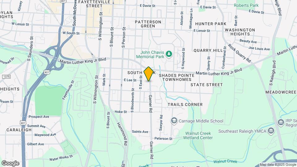1106 Garner Rd Map and Location Details