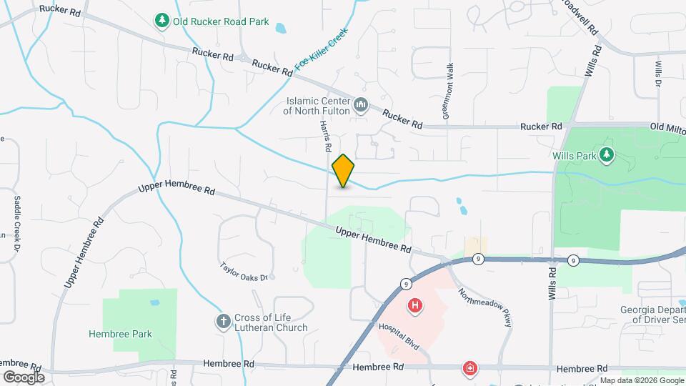 4207 Harris Ridge Ct Map and Location Details