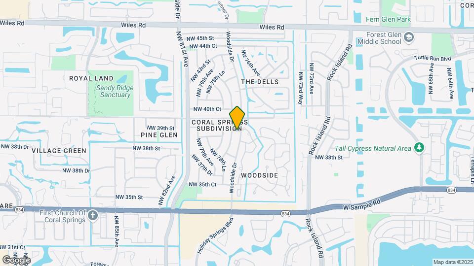 3920 Woodside Dr Map and Location Details