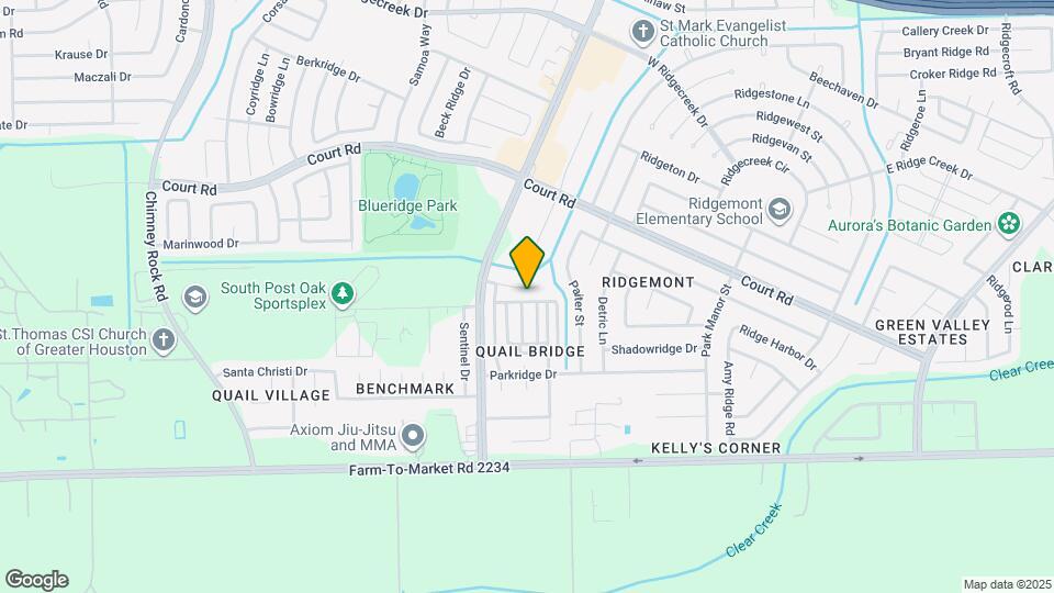 5415 Ridgemont Pl Map and Location Details