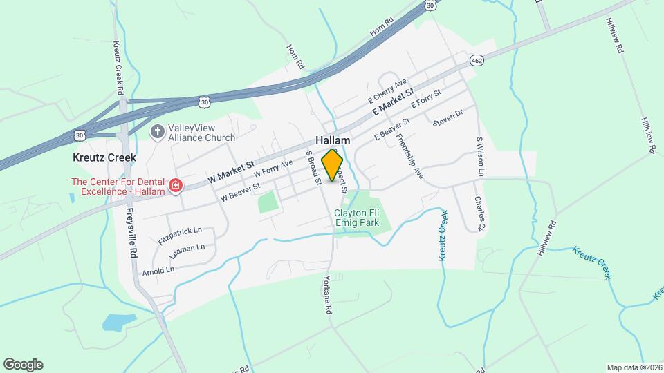 34 N Lee St Map and Location Details