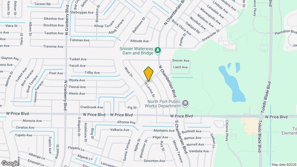 1488 N Lavina St Map and Location Details