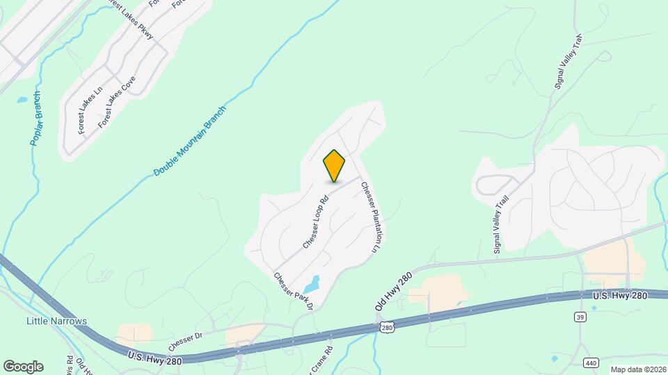 116 Chesser Loop Rd Mapa y Detalles de la Ubicación