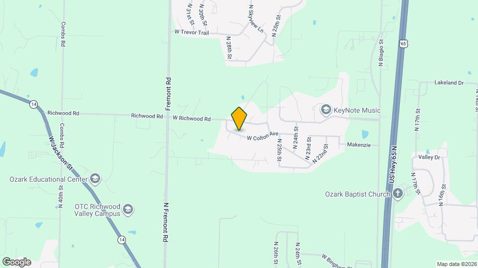 2733 W Colton Ave Map and Location Details