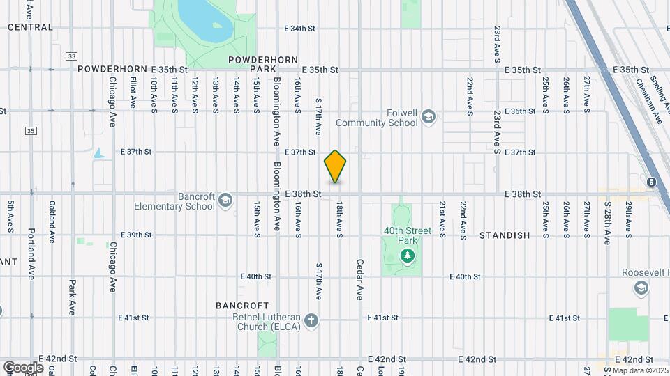 3752 18th Ave S, Unit #1 Map and Location Details