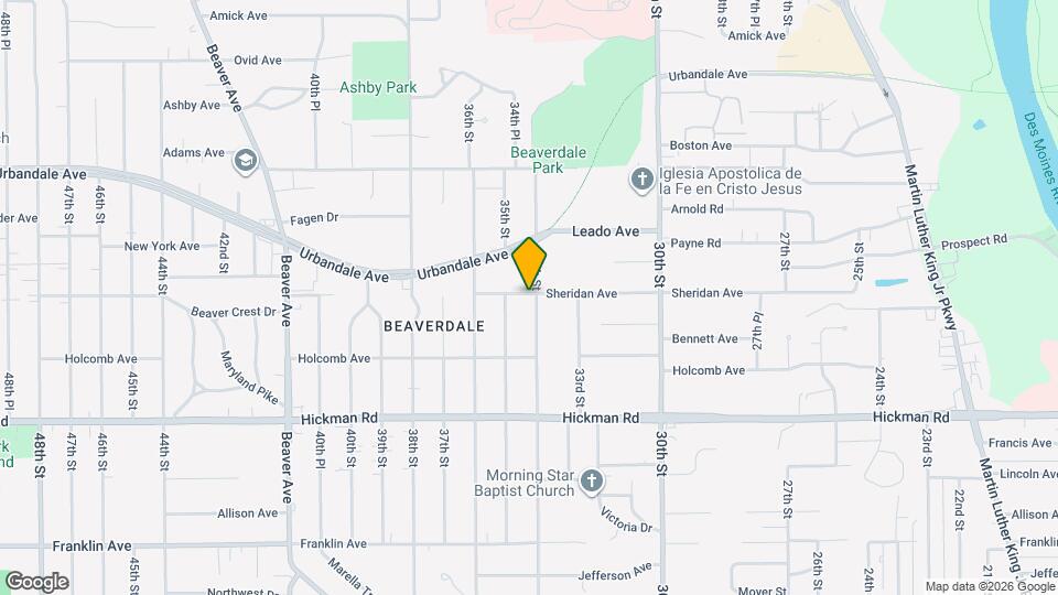 2618 34th St Mapa y Detalles de la Ubicación