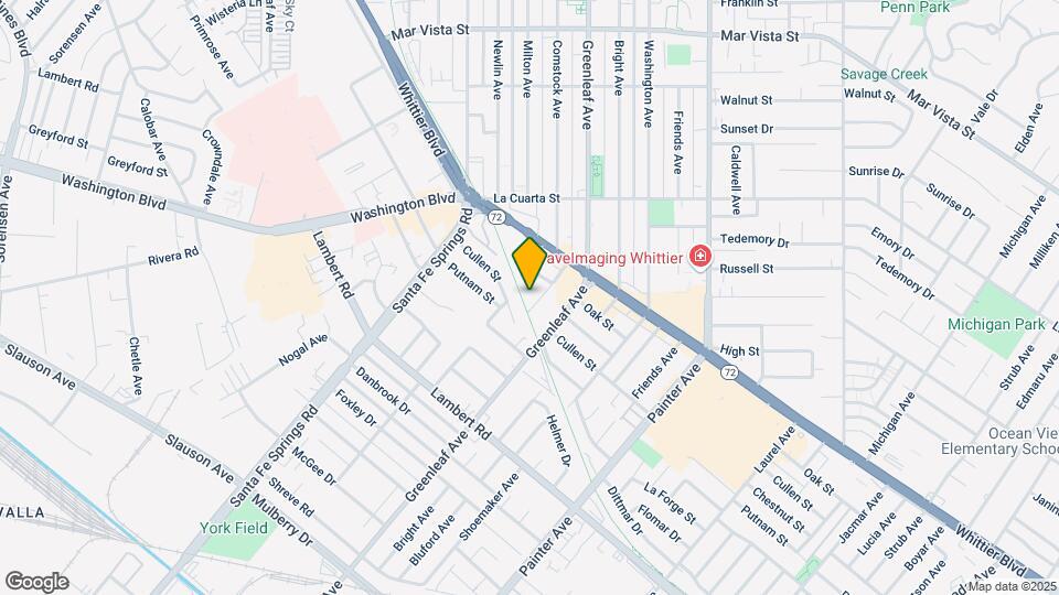 8325-8333 Comstock Ave, Whittier, CA 90602 Map and Location Details