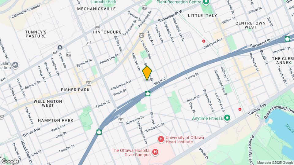 91B-93 Melrose Ave Map and Location Details