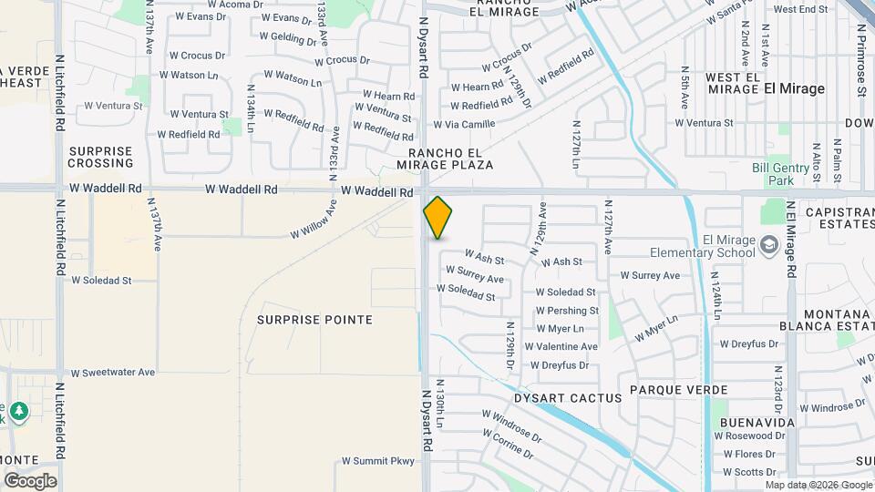 13034 W Ash St Mapa y Detalles de la Ubicación