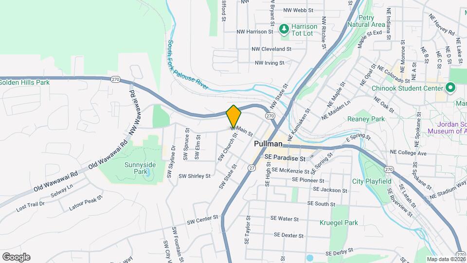 327 W Main St Map and Location Details