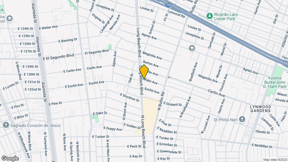 12500 Long Beach Blvd Map and Location Details