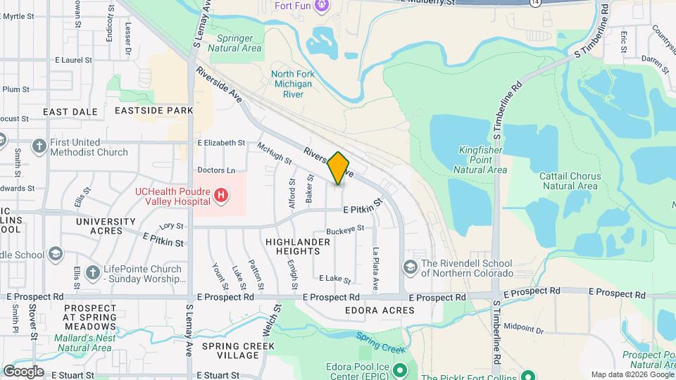 1201 Montgomery St Map and Location Details