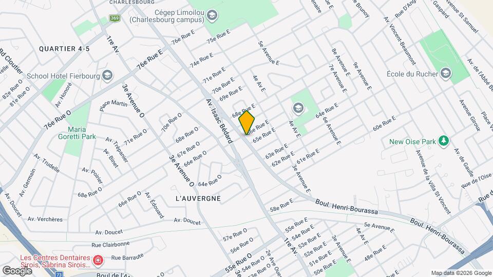 210 66E Rue E Map and Location Details