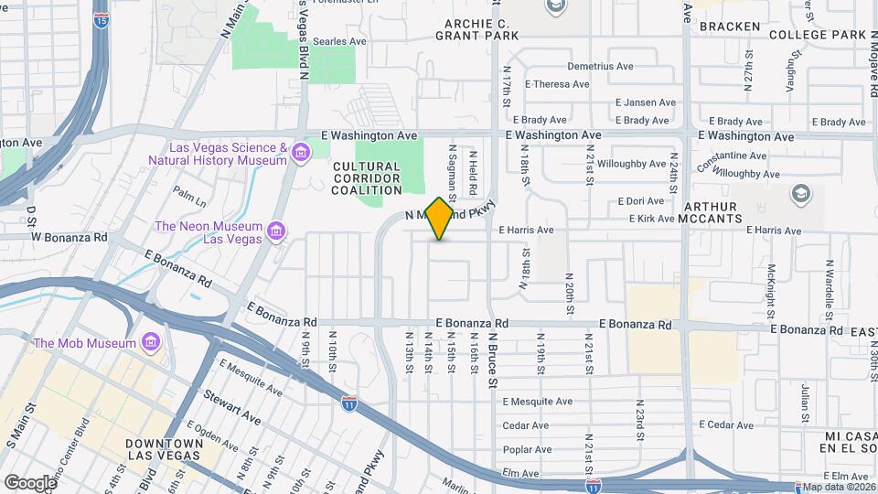 1405 E McWilliams Ave Map and Location Details