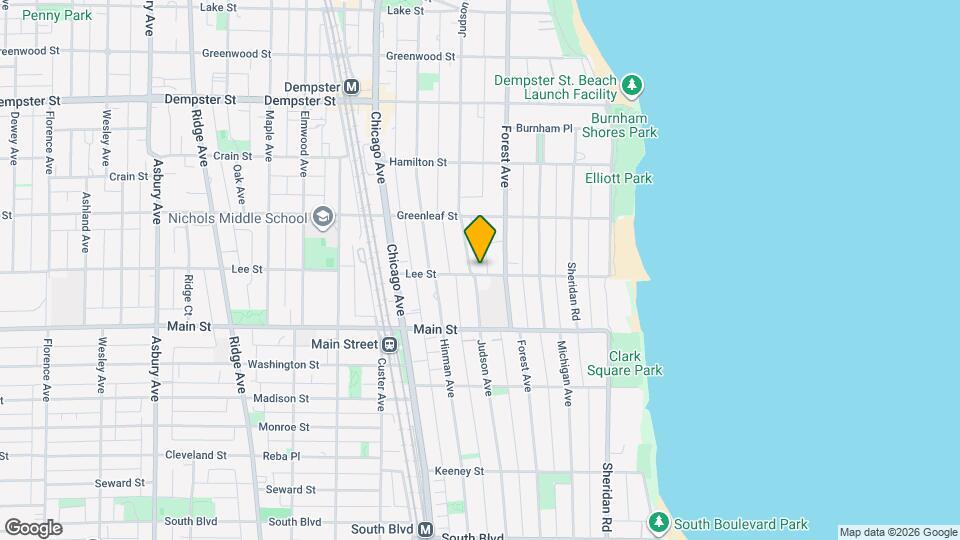 1001 Judson Ave, Unit 2 Mapa y Detalles de la Ubicación