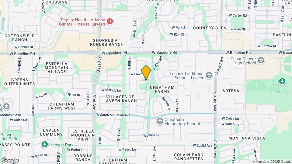 4715 W Harwell Rd Map and Location Details