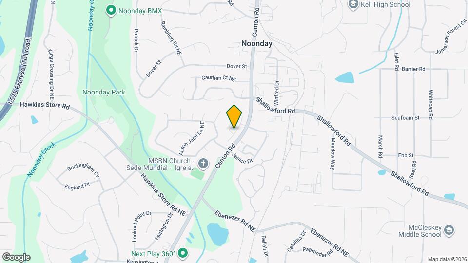 4204 Hunters Green Way NE Map and Location Details