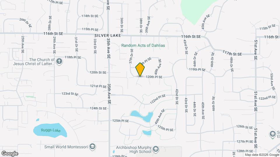 12021 38th Ave SE Mapa y Detalles de la Ubicación