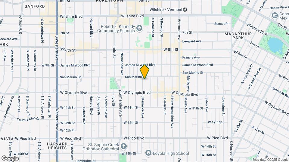 954 S Kenmore Ave Map and Location Details