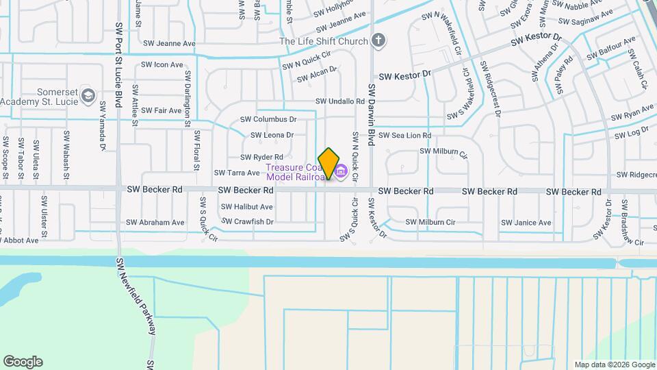 4593 SW Bradbury St Map and Location Details