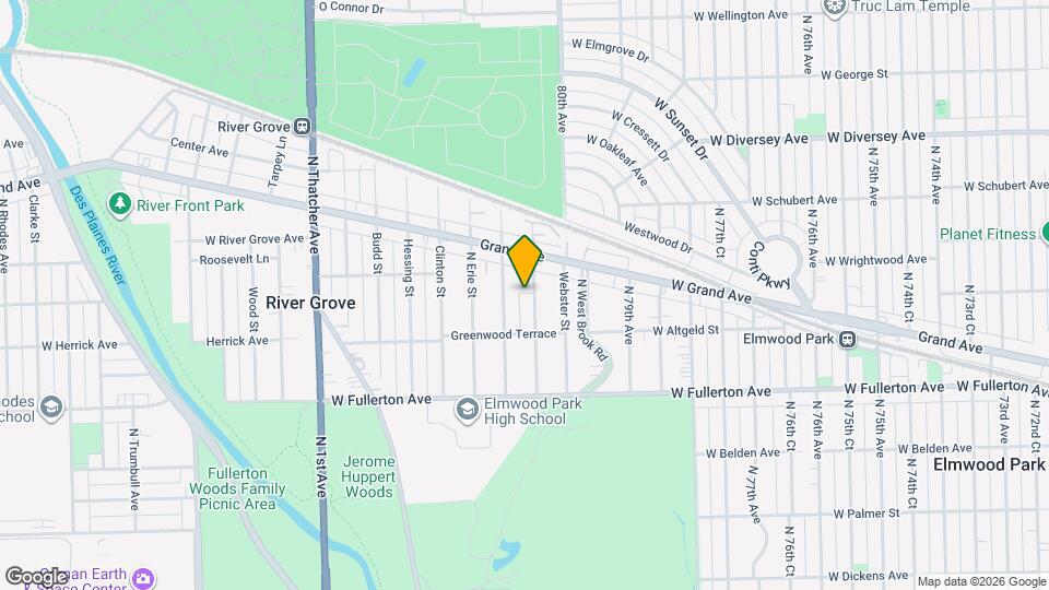 2536 N Haymond St Map and Location Details