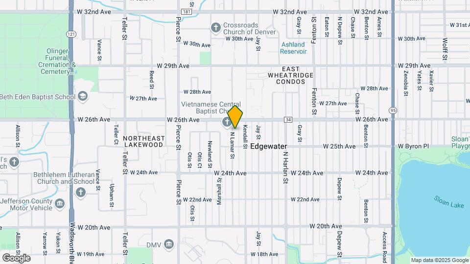 2550 N Lamar St Map and Location Details