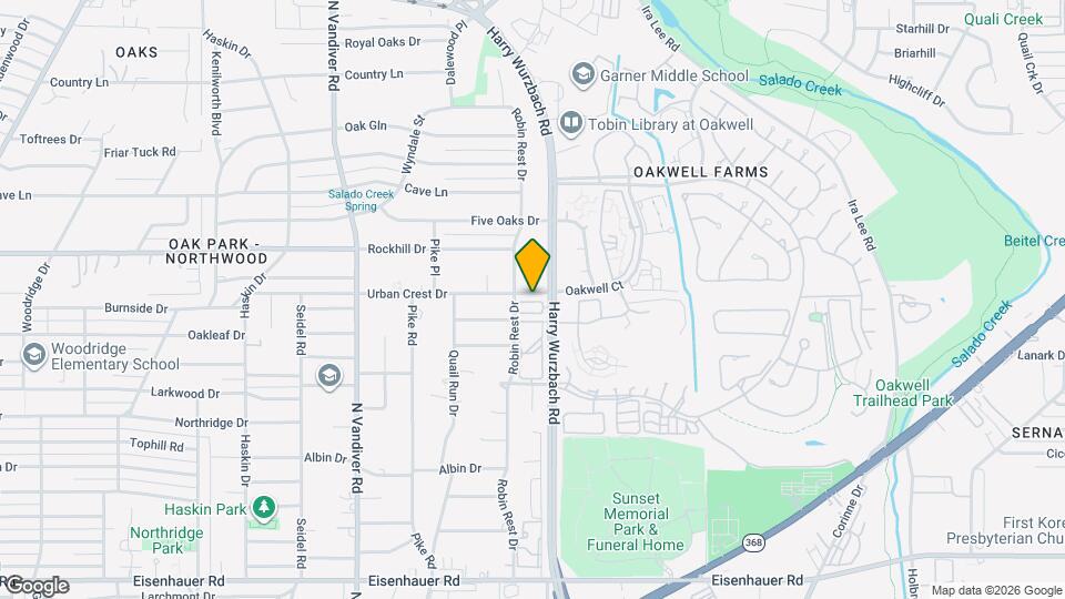 3839 Harry Wurzbach Rd Map and Location Details